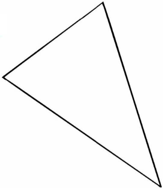 Start by drawing a triangle (tilted or straight).